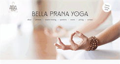 Desktop Screenshot of bellaprana.com